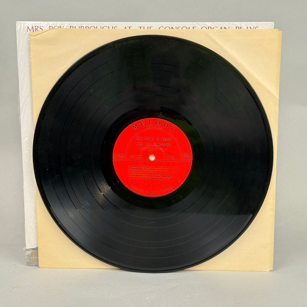 Melody Records The Story of Jesus LP Vinyl Record Black Excellent Gospel Organ - Picture 2 of 6
